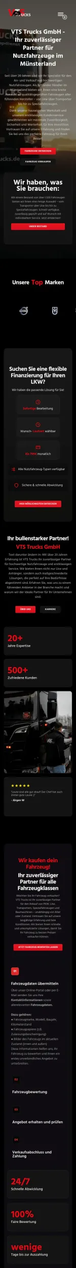 VTS Trucks GmbH mobile — vts-trucks.de